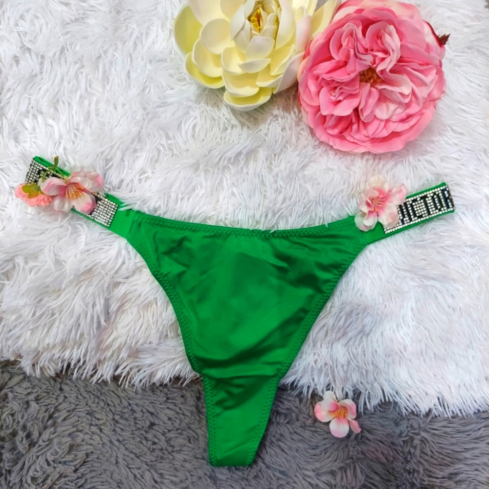Panties Satin Thong. Women Satin.